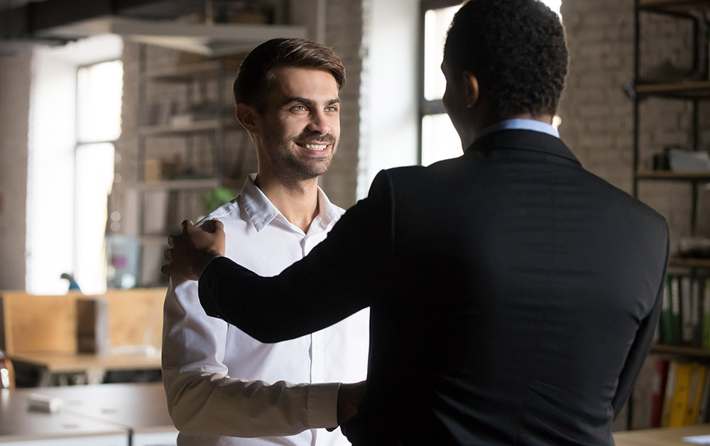 An employee gets promoted